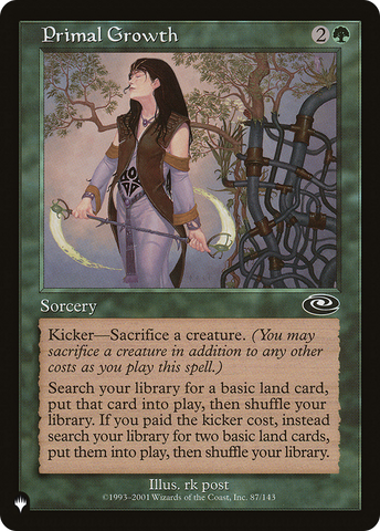 Primal Growth [The List] - The Mythic Store | 24h Order Processing