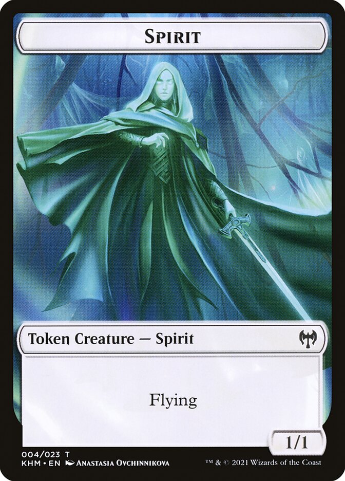Elf Warrior // Spirit Double-Sided Token [Kaldheim Tokens] - The Mythic Store | 24h Order Processing