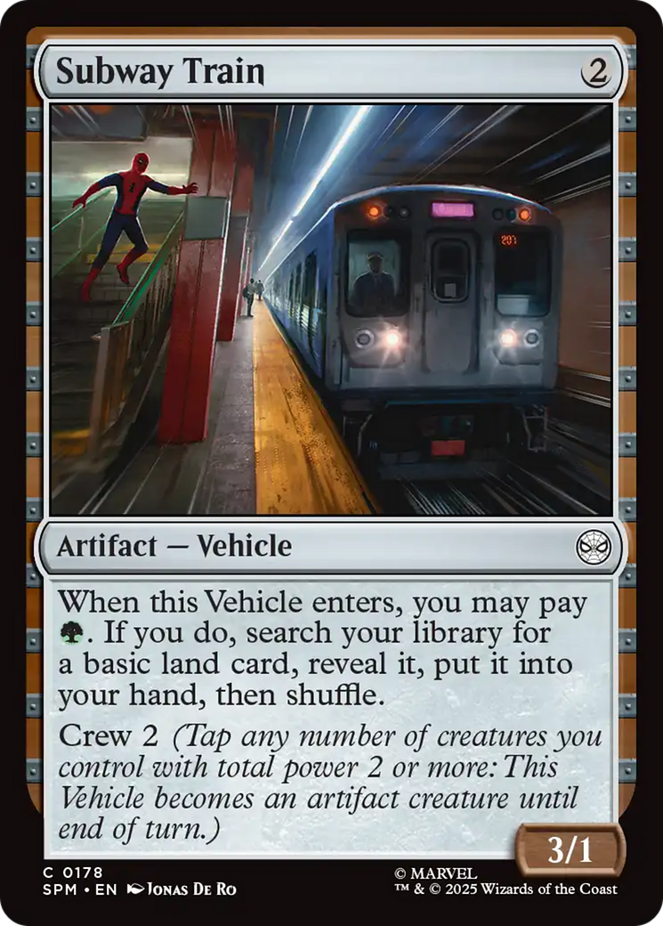 Subway Train [Marvel's Spider-Man] - The Mythic Store | 24h Order Processing