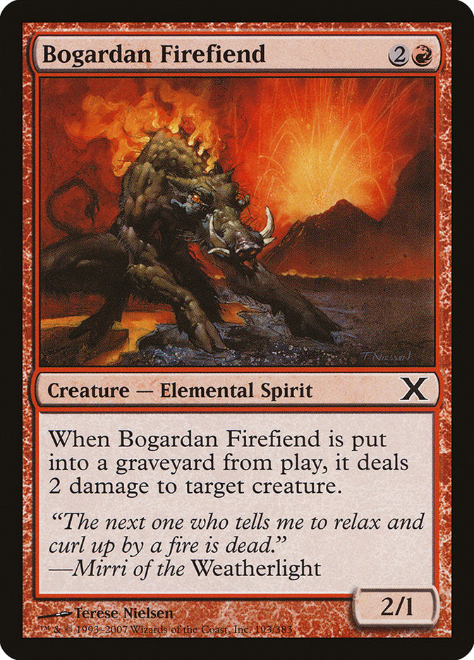 Bogardan Firefiend [Tenth Edition] - The Mythic Store | 24h Order Processing