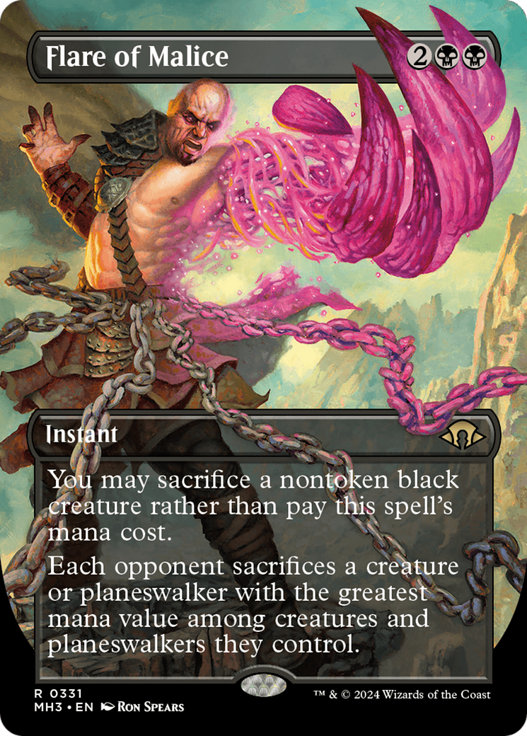 Flare of Malice (Borderless) [Modern Horizons 3] - The Mythic Store | 24h Order Processing