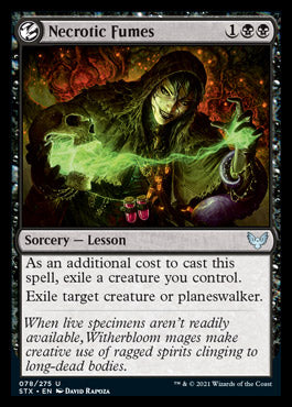 Necrotic Fumes [Strixhaven: School of Mages] - The Mythic Store | 24h Order Processing