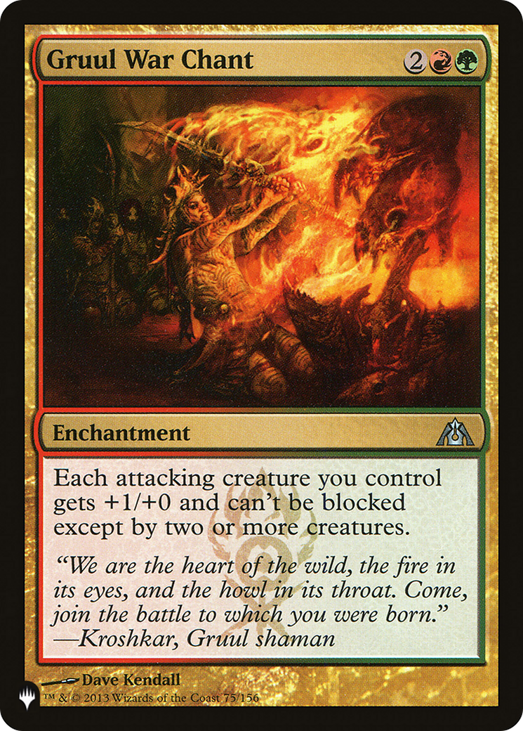 Gruul War Chant [The List] - The Mythic Store | 24h Order Processing