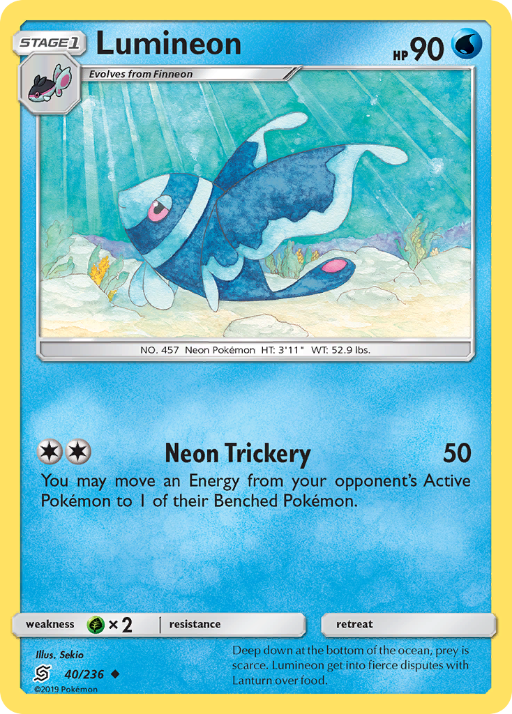 Lumineon (40/236) [Sun & Moon: Unified Minds] - The Mythic Store | 24h Order Processing