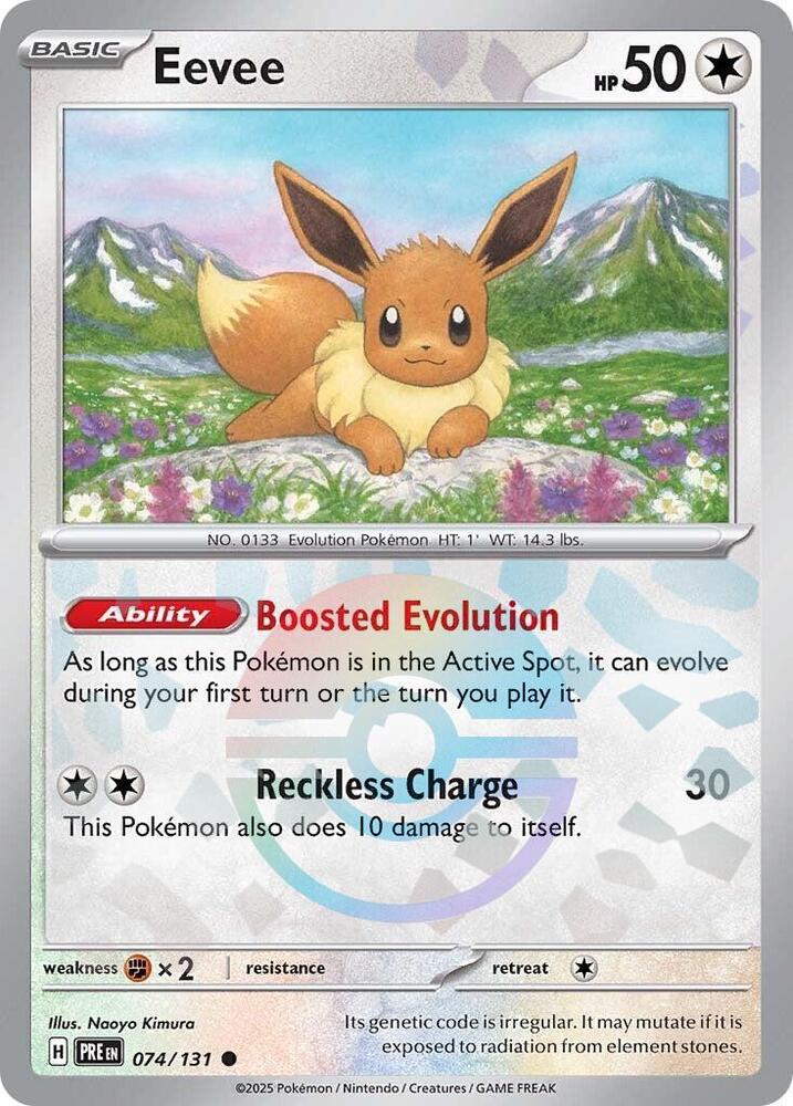 Eevee (074/131) (Poke Ball Pattern) [Scarlet & Violet: Prismatic Evolutions] - The Mythic Store | 24h Order Processing
