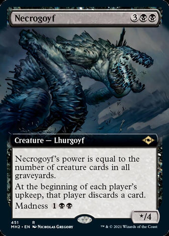 Necrogoyf (Extended Art) [Modern Horizons 2] - The Mythic Store | 24h Order Processing