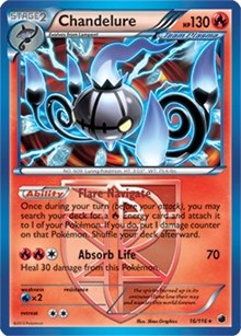 Chandelure (16/116) (Theme Deck Exclusive) [Black & White: Plasma Freeze] - The Mythic Store | 24h Order Processing