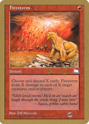 Firestorm (Brian Selden) [World Championship Decks 1998] - The Mythic Store | 24h Order Processing