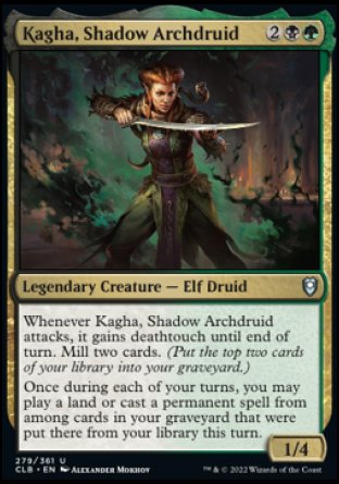 Kagha, Shadow Archdruid [Commander Legends: Battle for Baldur's Gate] - The Mythic Store | 24h Order Processing