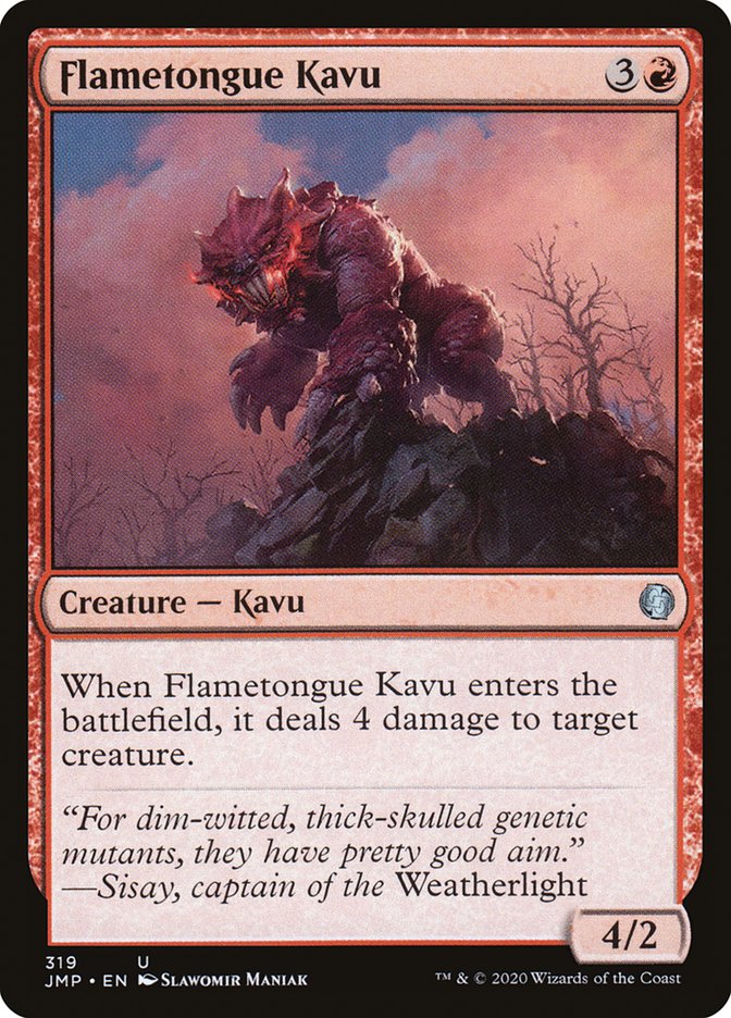 Flametongue Kavu [Jumpstart] - The Mythic Store | 24h Order Processing