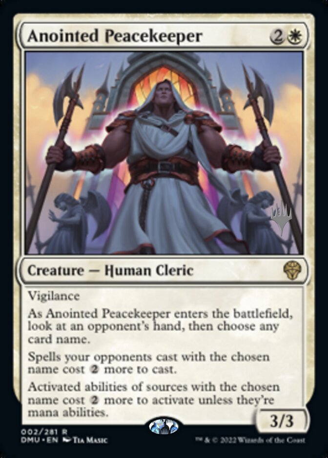 Anointed Peacekeeper (Promo Pack) [Dominaria United Promos] - The Mythic Store | 24h Order Processing