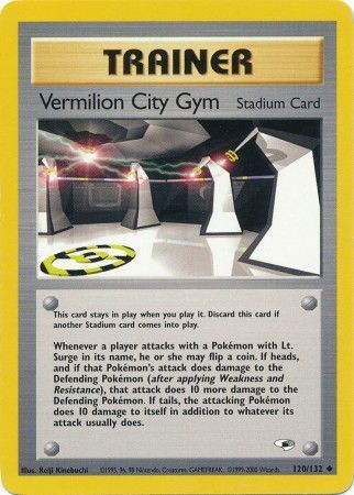 Vermilion City Gym (120/132) [Gym Heroes Unlimited] - The Mythic Store | 24h Order Processing