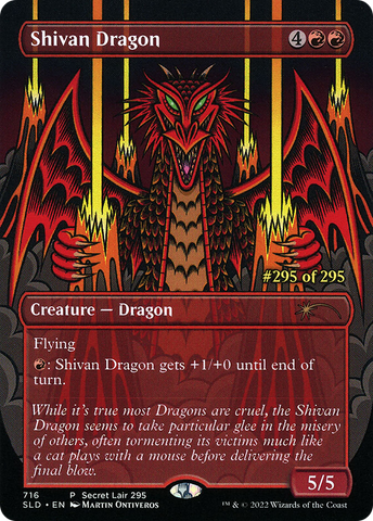 Shivan Dragon (Serialized) [Secret Lair Drop Promos] - The Mythic Store | 24h Order Processing