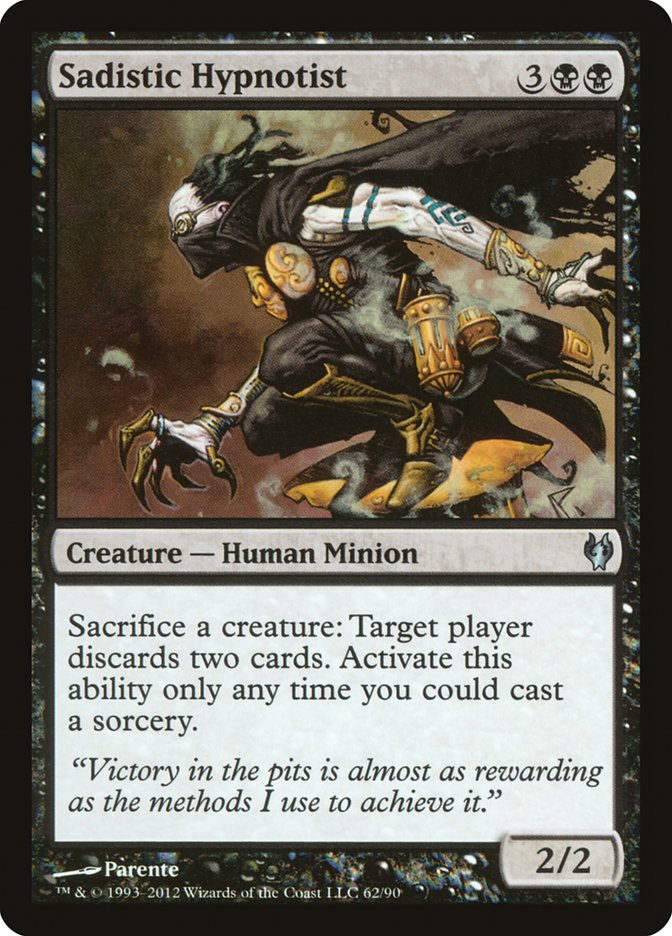 Sadistic Hypnotist [Duel Decks: Izzet vs. Golgari] - The Mythic Store | 24h Order Processing