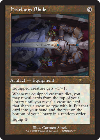 Heirloom Blade (Retro Frame) [Wizards Play Network 2024] - The Mythic Store | 24h Order Processing