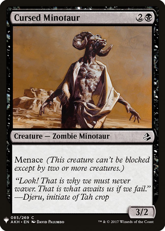 Cursed Minotaur [Mystery Booster] - The Mythic Store | 24h Order Processing