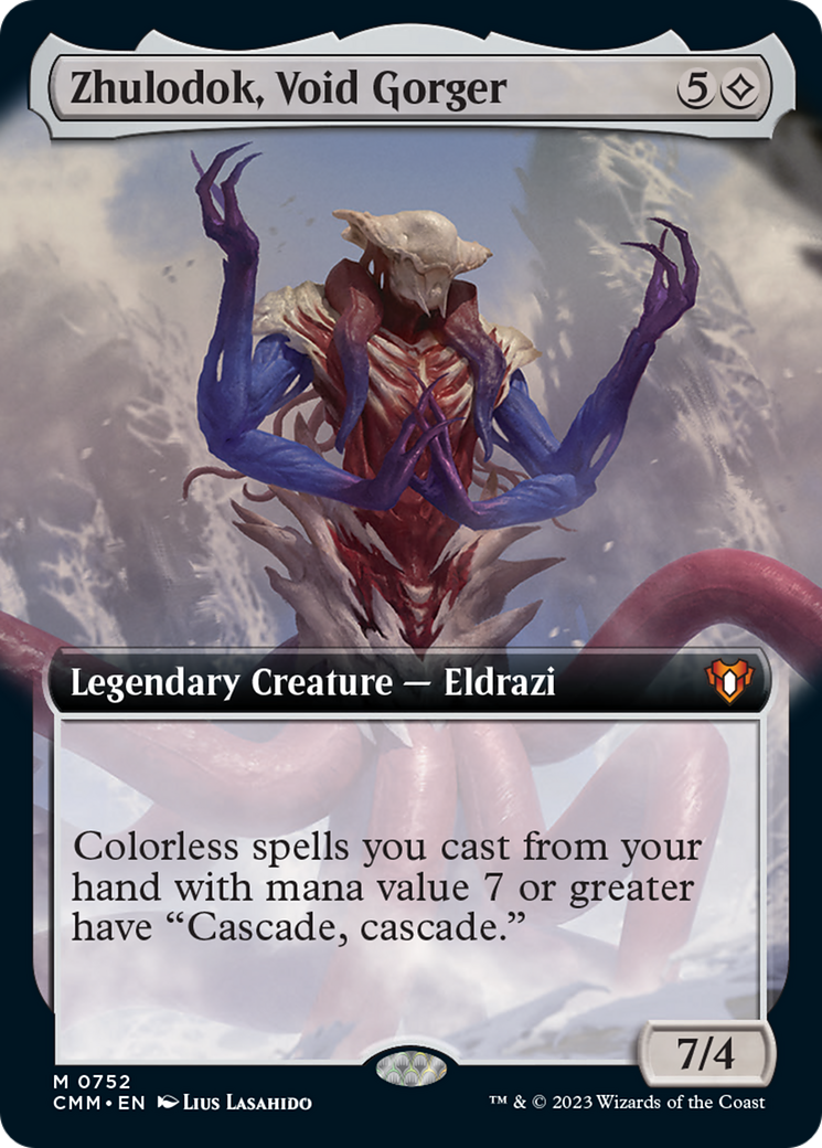 Zhulodok, Void Gorger (Extended Art) [Commander Masters] - The Mythic Store | 24h Order Processing