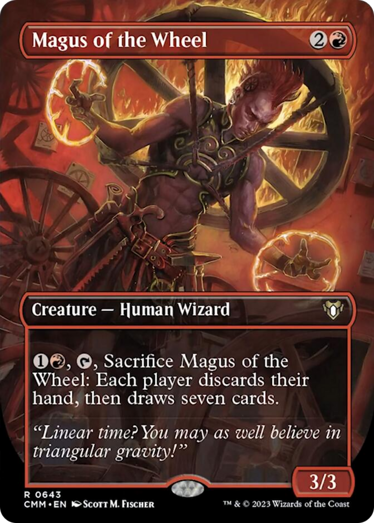 Magus of the Wheel (Borderless Alternate Art) [Commander Masters] - The Mythic Store | 24h Order Processing