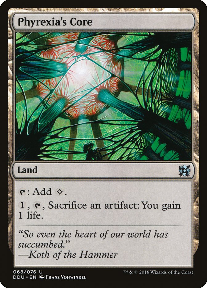 Phyrexia's Core [Duel Decks: Elves vs. Inventors] - The Mythic Store | 24h Order Processing