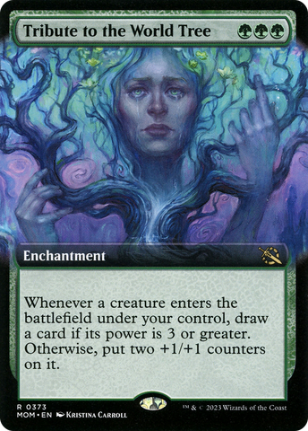 Tribute to the World Tree (Extended Art) [March of the Machine] - The Mythic Store | 24h Order Processing
