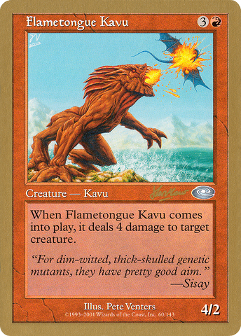 Flametongue Kavu (Sim Han How) [World Championship Decks 2002] - The Mythic Store | 24h Order Processing