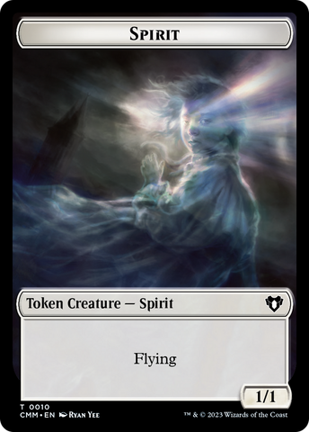 Spirit Token (10) [Commander Masters Tokens] - The Mythic Store | 24h Order Processing