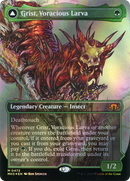 Grist, Voracious Larva // Grist, the Plague Swarm (Borderless) (Textured Foil) [Modern Horizons 3] - The Mythic Store | 24h Order Processing