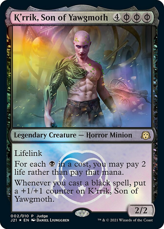 K'rrik, Son of Yawgmoth [Judge Gift Cards 2021] - The Mythic Store | 24h Order Processing