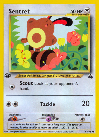 Sentret (63/75) [Neo Discovery 1st Edition] - The Mythic Store | 24h Order Processing