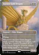 Ancient Gold Dragon (Borderless Alternate Art) [Commander Legends: Battle for Baldur's Gate] - The Mythic Store | 24h Order Processing