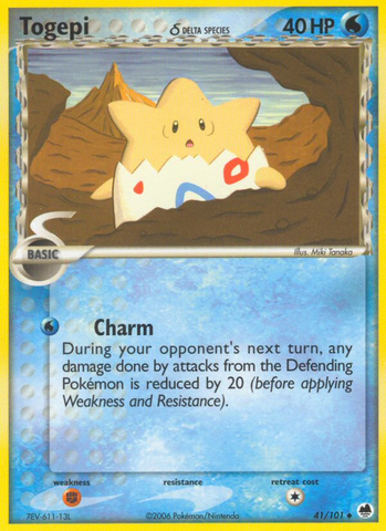 Togepi (41/101) (Delta Species) [EX: Dragon Frontiers] - The Mythic Store | 24h Order Processing