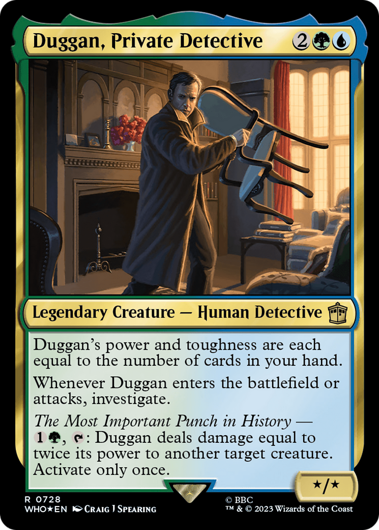 Duggan, Private Detective (Surge Foil) [Doctor Who] - The Mythic Store | 24h Order Processing