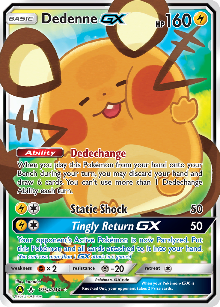 Dedenne GX (195a/214) [Alternate Art Promos] - The Mythic Store | 24h Order Processing