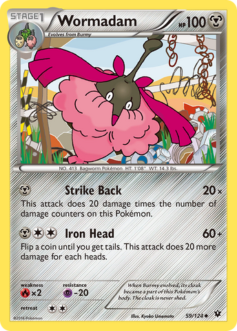 Wormadam (59/124) [XY: Fates Collide] - The Mythic Store | 24h Order Processing