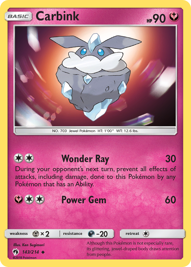 Carbink (143/214) [Sun & Moon: Lost Thunder] - The Mythic Store | 24h Order Processing
