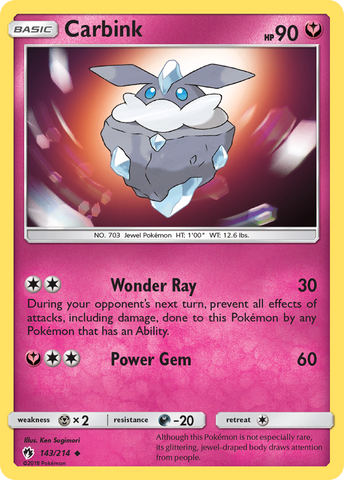 Carbink (143/214) [Sun & Moon: Lost Thunder] - The Mythic Store | 24h Order Processing