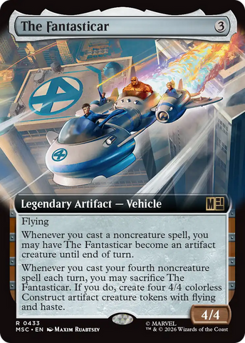 The Fantasticar (Extended Art) [Marvel Super Heroes Commander] - The Mythic Store | 24h Order Processing
