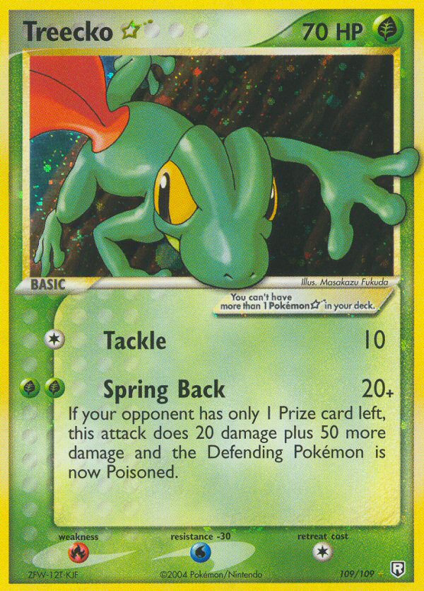 Treecko Star (109/109) [EX: Team Rocket Returns] - The Mythic Store | 24h Order Processing