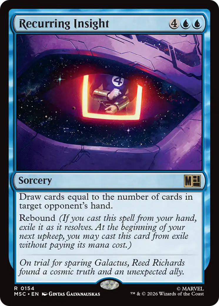 Recurring Insight (Surge Foil) [Marvel Super Heroes Commander] - The Mythic Store | 24h Order Processing
