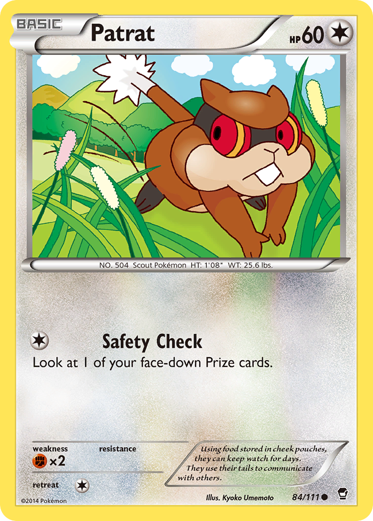 Patrat (84/111) [XY: Furious Fists] - The Mythic Store | 24h Order Processing