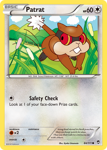 Patrat (84/111) [XY: Furious Fists] - The Mythic Store | 24h Order Processing