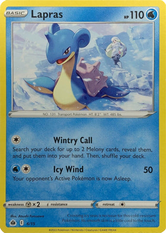 Lapras (6/15) [McDonald's Promos: Match Battle] - The Mythic Store | 24h Order Processing