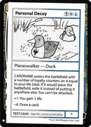 Personal Decoy [Mystery Booster Playtest Cards] - The Mythic Store | 24h Order Processing