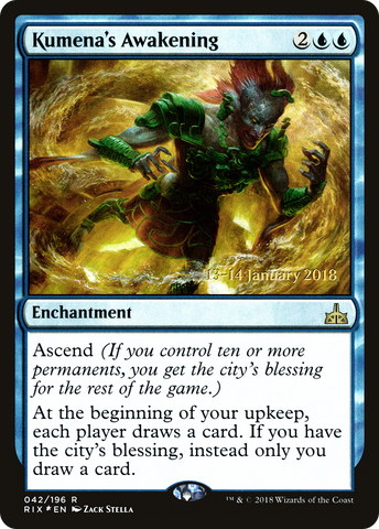 Kumena's Awakening [Rivals of Ixalan Prerelease Promos] - The Mythic Store | 24h Order Processing
