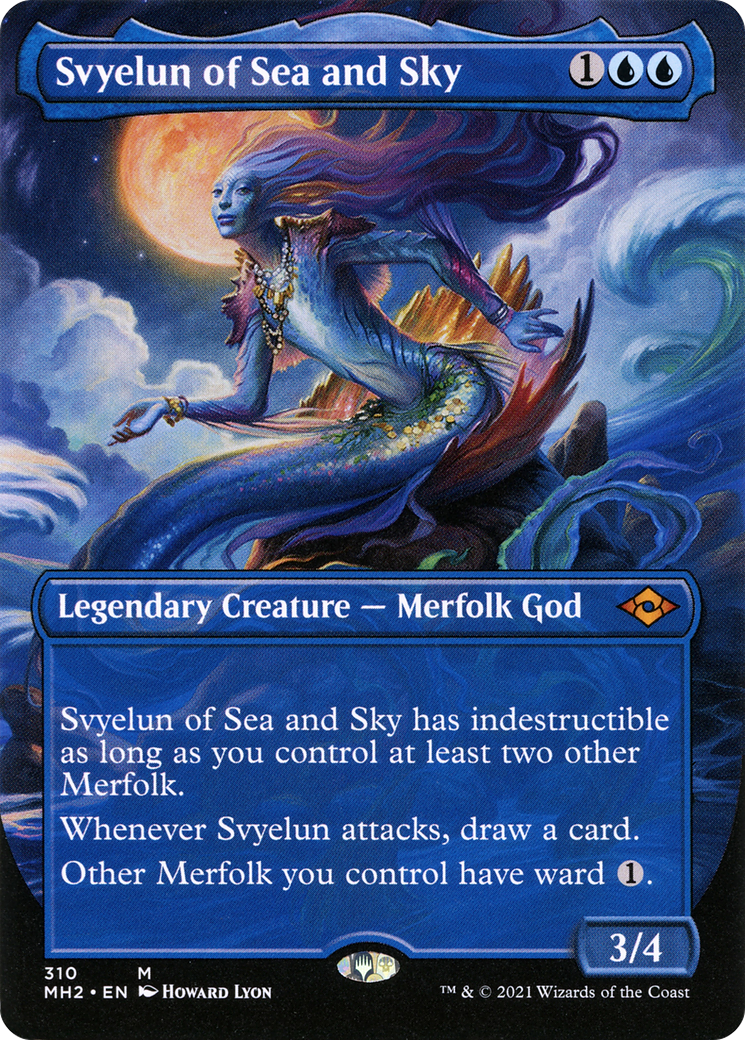 Svyelun of Sea and Sky (Borderless Alternate Art) [Modern Horizons 2] - The Mythic Store | 24h Order Processing