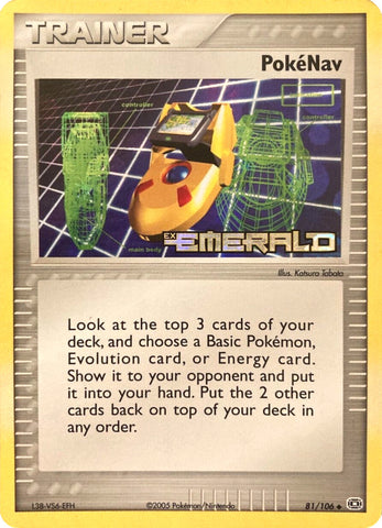 PokeNav (81/106) (Stamped) [EX: Emerald] - The Mythic Store | 24h Order Processing