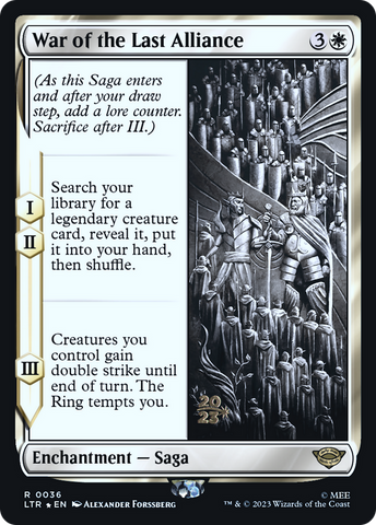 War of the Last Alliance [The Lord of the Rings: Tales of Middle-Earth Prerelease Promos] - The Mythic Store | 24h Order Processing