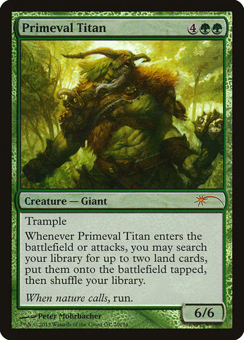 Primeval Titan (Grand Prix) [Grand Prix Promos] - The Mythic Store | 24h Order Processing