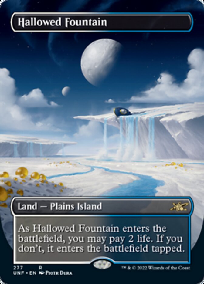 Hallowed Fountain (Borderless) [Unfinity] - The Mythic Store | 24h Order Processing