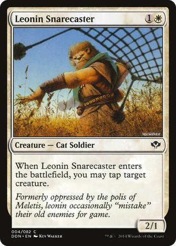 Leonin Snarecaster [Duel Decks: Speed vs. Cunning] - The Mythic Store | 24h Order Processing